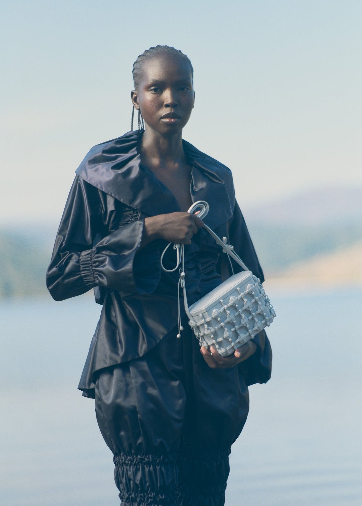 Button Bow Box - Nuage