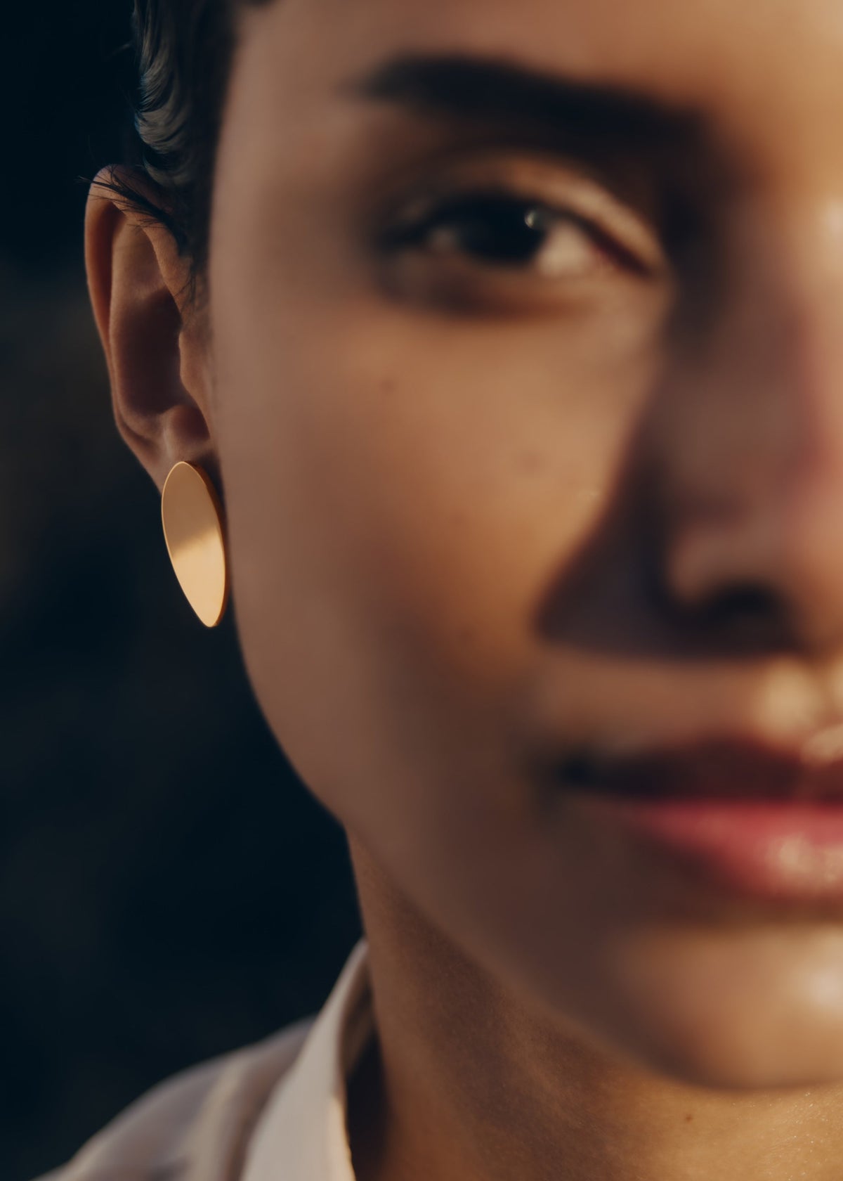 Puces d'oreilles Naé - Verre fumé