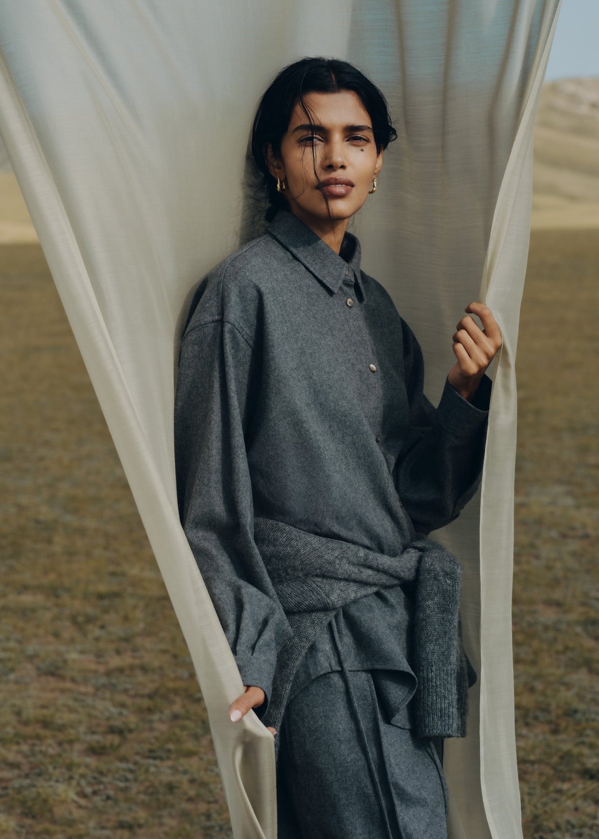 Créoles Slim Eroz - Dorée à l’or 24 carats