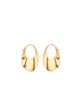 Créoles Slim Éole - Dorée à l’or 24 carats