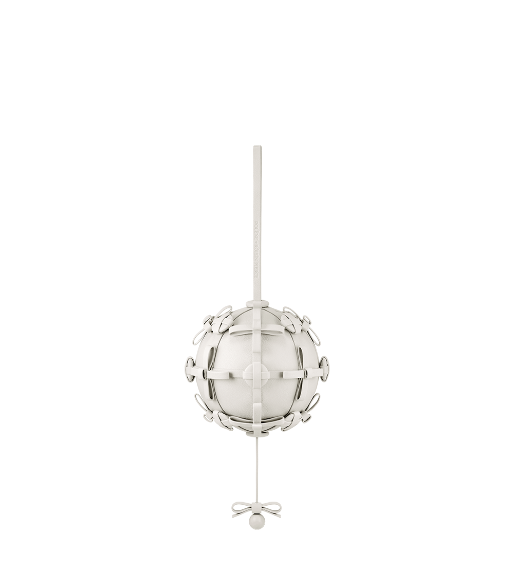 Button Bow Sphere - Porcelaine