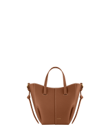 Cyme Tote Nano - Camel Grainé