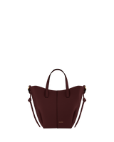 Cyme Tote Nano - Cerise Noire Grainé