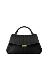 Mokki Mini - Noir Coutures Ecrues Grainé