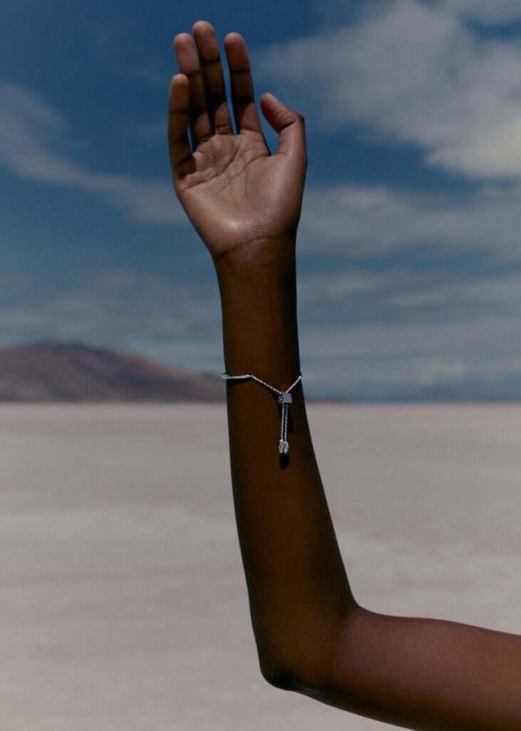 Jonc Eroz - Argentée en laiton rhodié