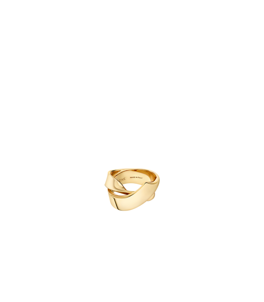 Bague Volute Éole - Dorée à l’or 24 carats