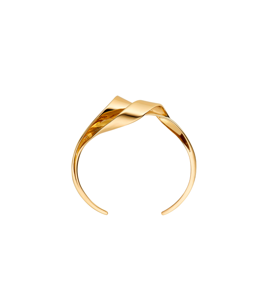 Manchette Éole - Dorée à l’or 24 carats