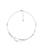 Double Chaîne Eroz - Argentée en laiton rhodié