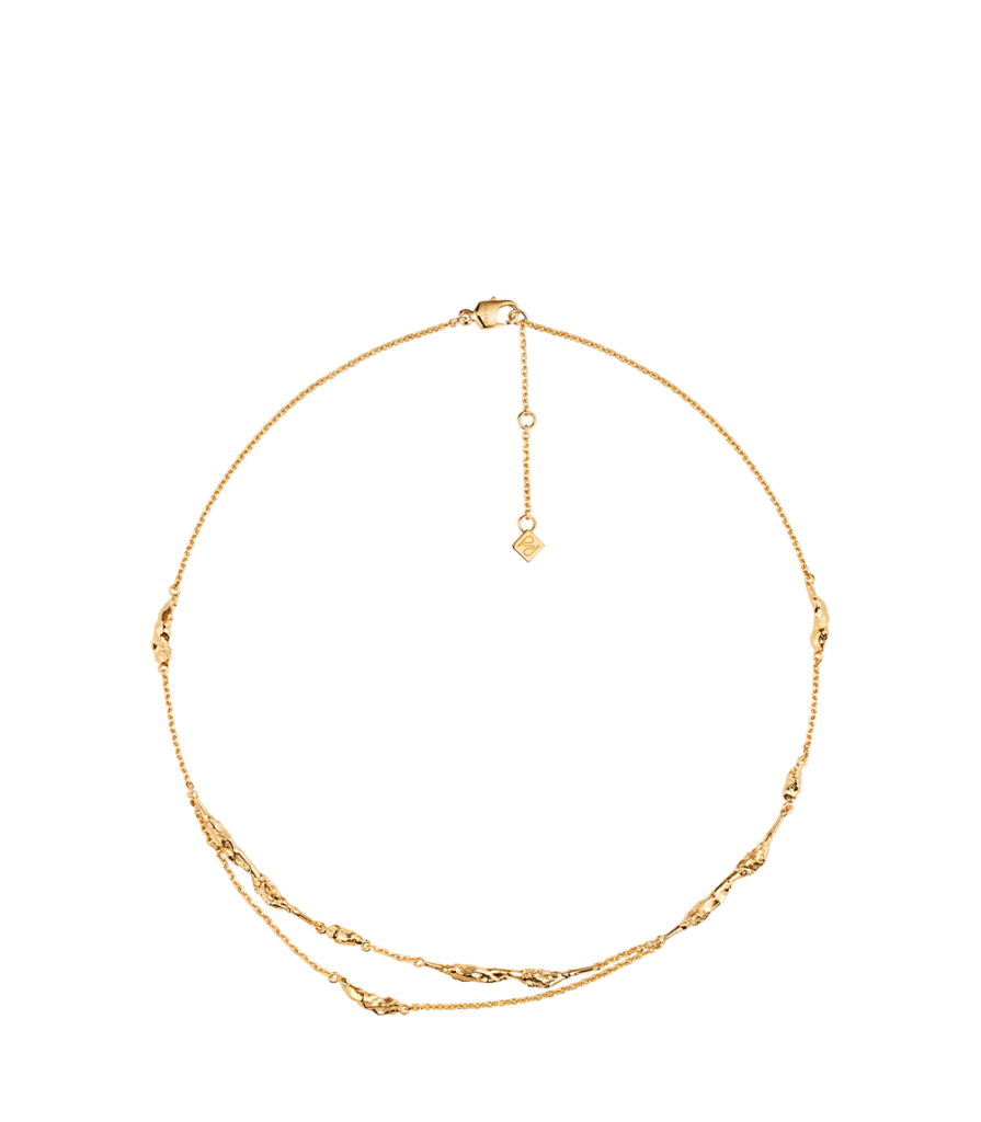 Double Chaîne Eroz - Dorée à l’or 24 carats