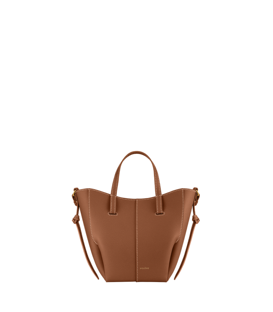 Cyme Tote Nano - Camel Grainé