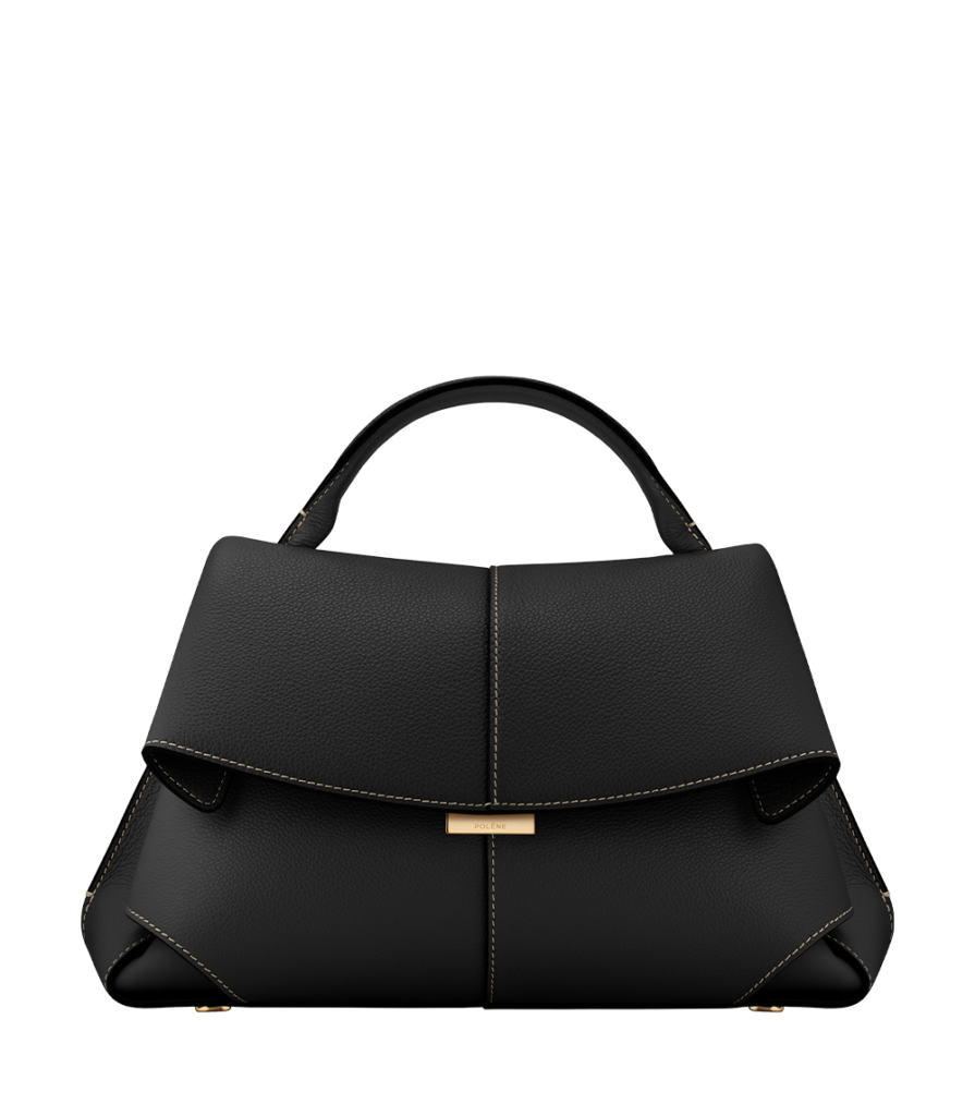 Mokki - Noir Coutures Ecrues Grainé